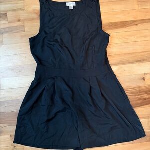 Ann Taylor Loft Black Short Romper 6